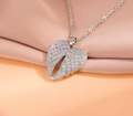 Luxury Clover Pendant Stainless Steel Sweater Chain Necklace for Women