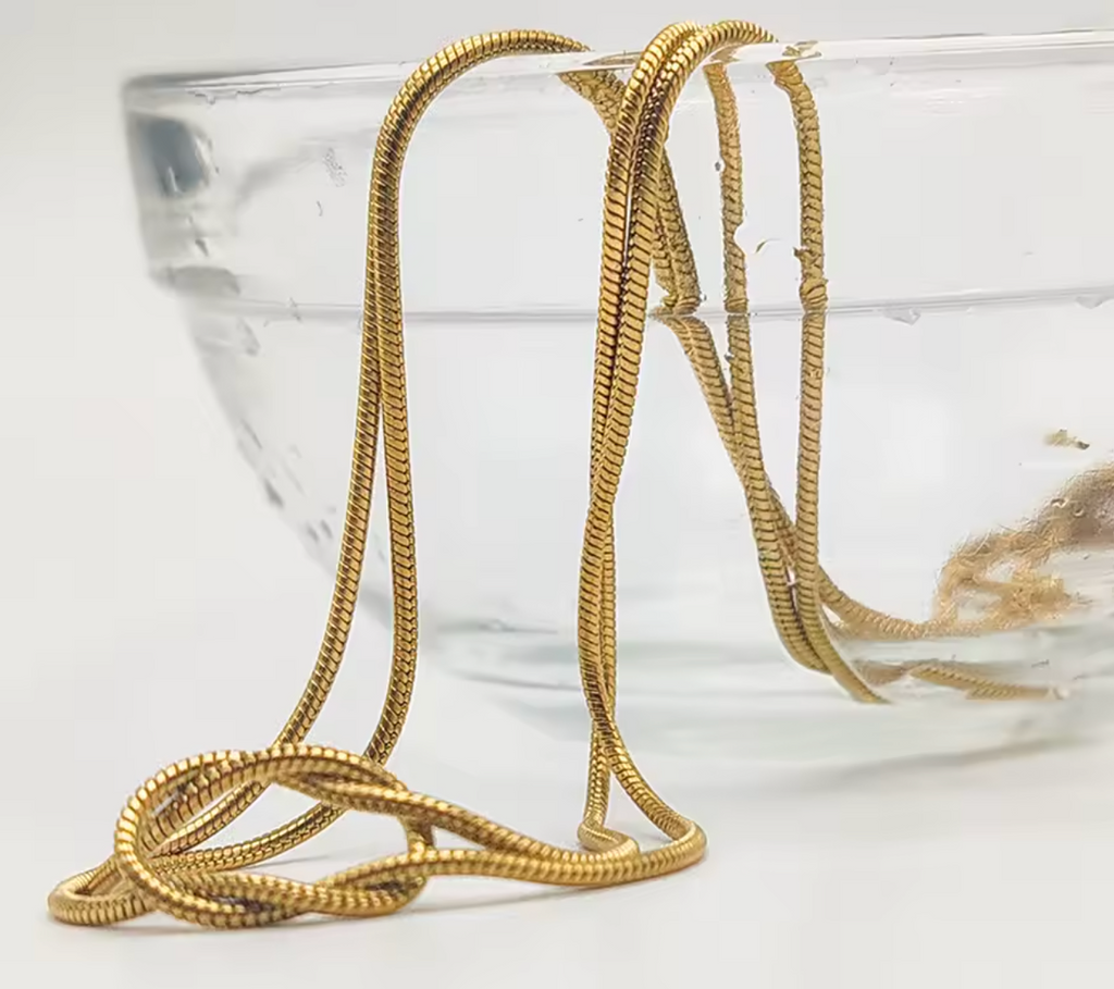 Knot Gold Color Stainless Steel Chain Necklace for Women