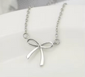 Cute Bow Pendant Choker Necklace for Women