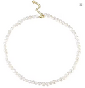Natural Baroque Freshwater Pearl Choker Necklace for Women