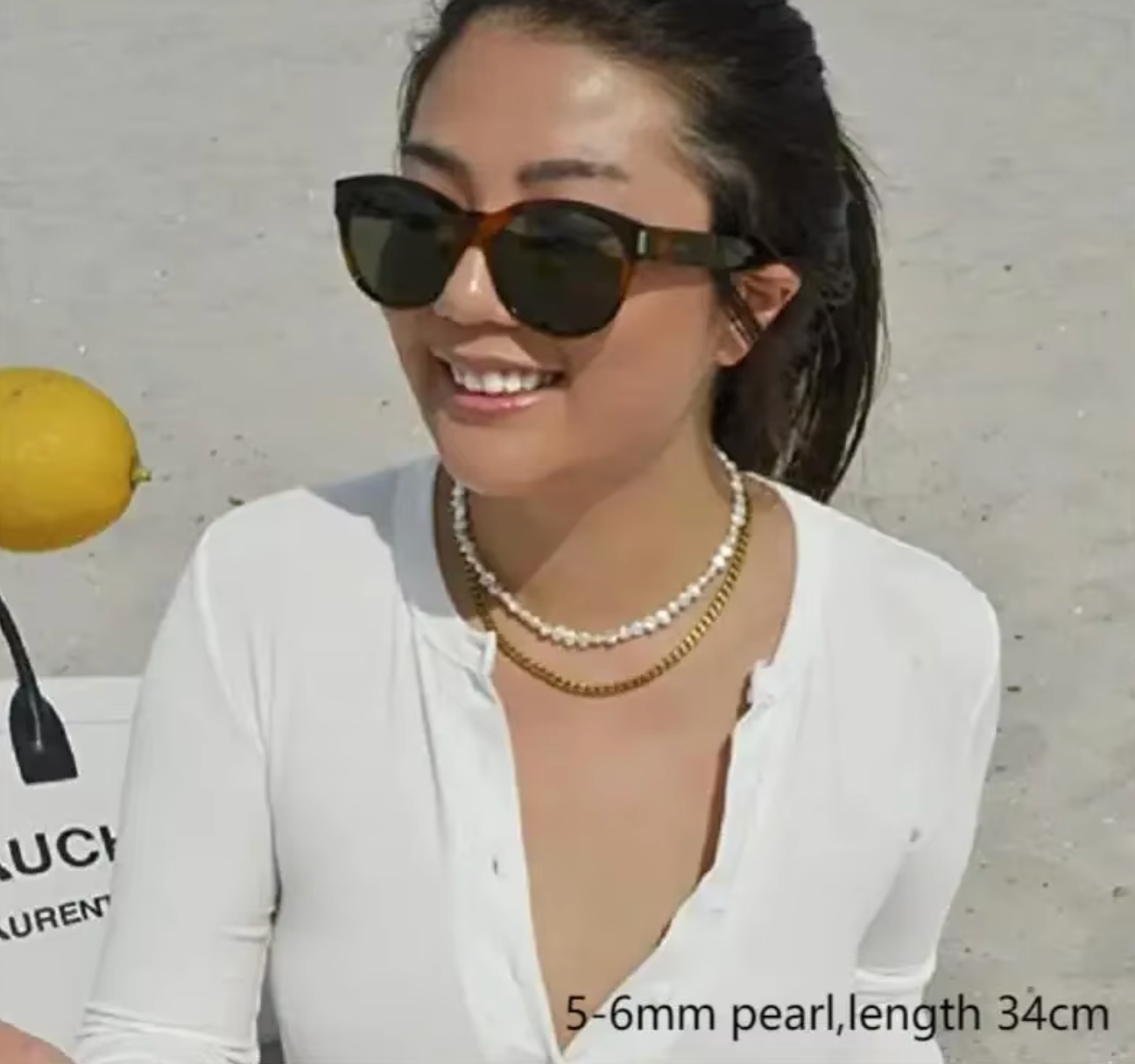 Natural Baroque Freshwater Pearl Choker Necklace for Women